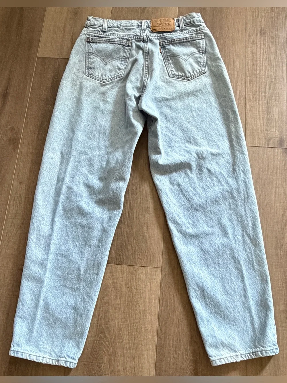 Vintage Levis 560 Orange Tab Jeans Men 32x30.5 Loose Baggy 90s Relaxed LightWash